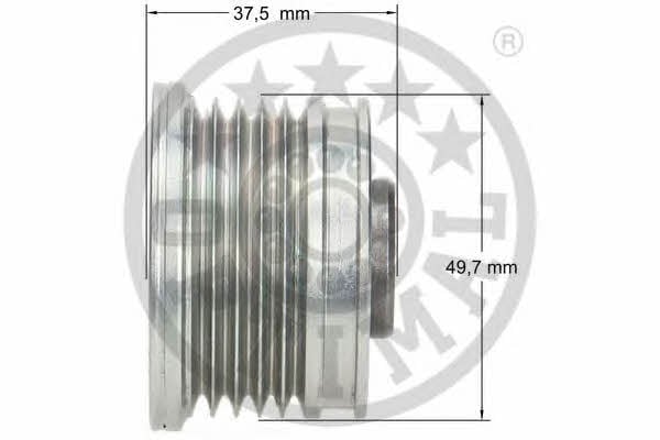 Optimal F5-1121 Freewheel clutch, alternator F51121: Buy near me at 2407.PL in Poland at an Affordable price!