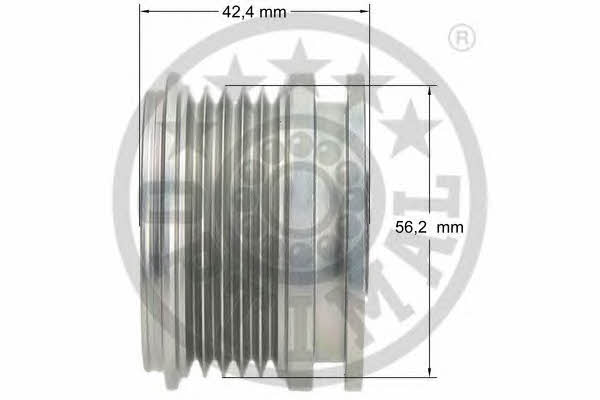 Optimal F5-1010 Freewheel clutch, alternator F51010: Buy near me in Poland at 2407.PL - Good price!