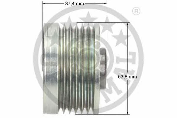 Optimal F5-1041 Freewheel clutch, alternator F51041: Buy near me at 2407.PL in Poland at an Affordable price!
