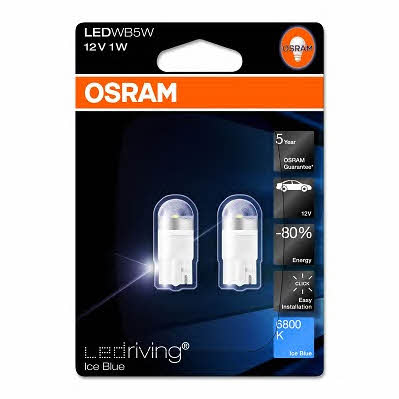 Osram 2850BL-02B LED lamp Osram LEDriving Premium T10 12V W2,1x9,5d (2 pcs.) 2850BL02B: Buy near me in Poland at 2407.PL - Good price!