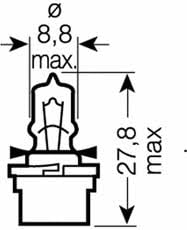 Osram 64122 MF Halogen lamp 12V 64122MF: Buy near me in Poland at 2407.PL - Good price!