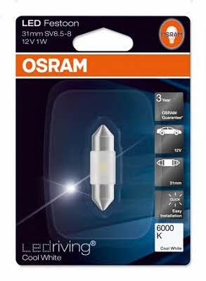 Osram 6431CW Lampa LED Osram LEDriving CoolWhite Festoon 31 12V SV8,5 6431CW: Atrakcyjna cena w Polsce na 2407.PL - Zamów teraz!