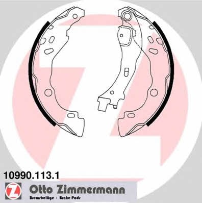 Otto Zimmermann 10990.113.1 Brake shoe set 109901131: Buy near me in Poland at 2407.PL - Good price!