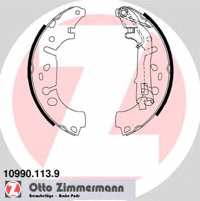 Otto Zimmermann 10990.113.9 Колодки гальмівні барабанні, комплект 109901139: Приваблива ціна - Купити у Польщі на 2407.PL!