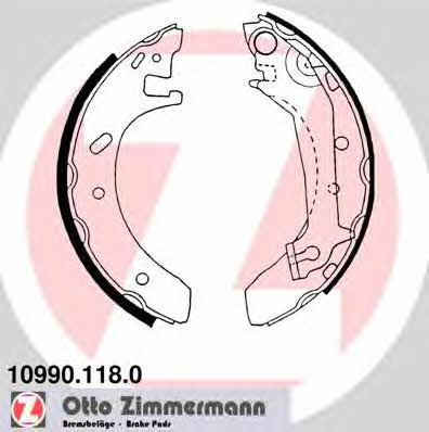 Otto Zimmermann 10990.118.0 Brake shoe set 109901180: Buy near me at 2407.PL in Poland at an Affordable price!