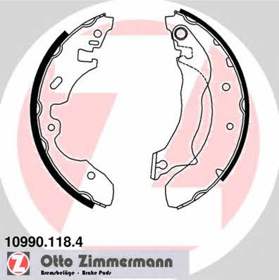 Otto Zimmermann 10990.118.4 Brake shoe set 109901184: Buy near me in Poland at 2407.PL - Good price!