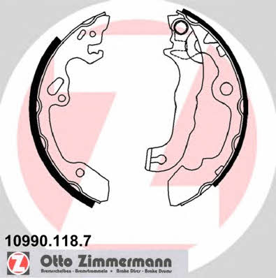 Otto Zimmermann 10990.118.7 Szczęki hamulcowe, zestaw 109901187: Dobra cena w Polsce na 2407.PL - Kup Teraz!