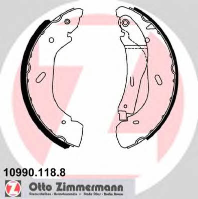 Otto Zimmermann 10990.118.8 Szczęki hamulcowe, zestaw 109901188: Dobra cena w Polsce na 2407.PL - Kup Teraz!
