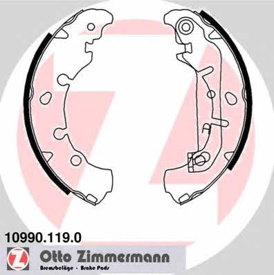 Otto Zimmermann 10990.119.0 Bremsbackensatz 109901190: Kaufen Sie zu einem guten Preis in Polen bei 2407.PL!