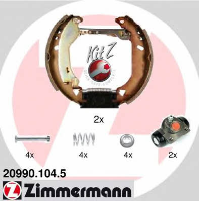Otto Zimmermann 20990.104.5 Szczęki hamulcowe, zestaw 209901045: Dobra cena w Polsce na 2407.PL - Kup Teraz!