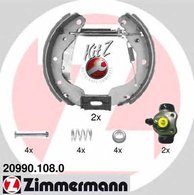 Otto Zimmermann 20990.108.0 Колодки тормозные барабанные, комплект 209901080: Отличная цена - Купить в Польше на 2407.PL!