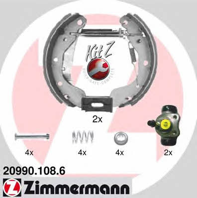 Otto Zimmermann 20990.108.6 Колодки тормозные барабанные, комплект 209901086: Отличная цена - Купить в Польше на 2407.PL!