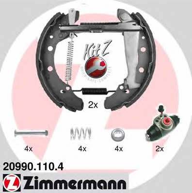 Otto Zimmermann 20990.110.4 Brake shoe set 209901104: Buy near me in Poland at 2407.PL - Good price!