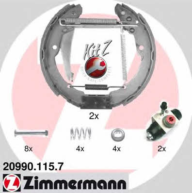 Otto Zimmermann 20990.115.7 Колодки тормозные барабанные, комплект 209901157: Отличная цена - Купить в Польше на 2407.PL!