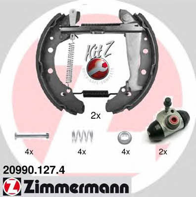 Otto Zimmermann 20990.127.4 Колодки тормозные барабанные, комплект 209901274: Отличная цена - Купить в Польше на 2407.PL!