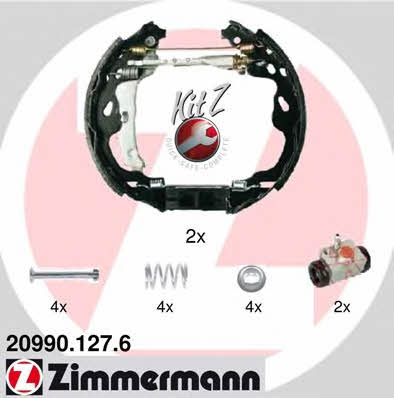 Otto Zimmermann 20990.127.6 Brake shoe set 209901276: Buy near me in Poland at 2407.PL - Good price!