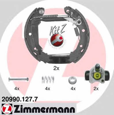 Otto Zimmermann 20990.127.7 Brake shoe set 209901277: Buy near me in Poland at 2407.PL - Good price!