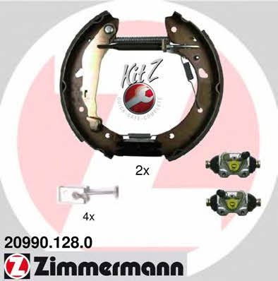 Otto Zimmermann 20990.128.0 Brake shoe set 209901280: Buy near me in Poland at 2407.PL - Good price!