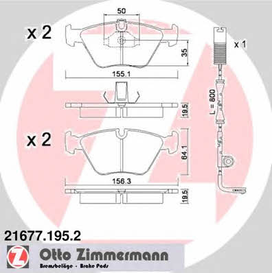 Otto Zimmermann 21677.195.2 Klocki hamulcowe, zestaw 216771952: Dobra cena w Polsce na 2407.PL - Kup Teraz!