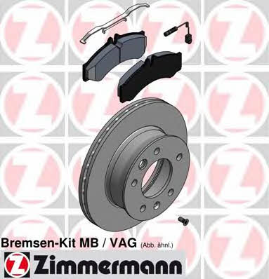  640.4305.00 Brake discs with pads rear non-ventilated, set 640430500: Buy near me in Poland at 2407.PL - Good price!