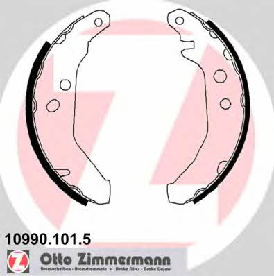 Otto Zimmermann 10990.101.5 Brake shoe set 109901015: Buy near me in Poland at 2407.PL - Good price!