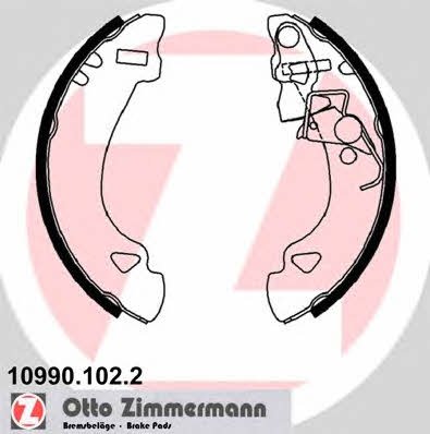 Otto Zimmermann 10990.102.2 Brake shoe set 109901022: Buy near me at 2407.PL in Poland at an Affordable price!