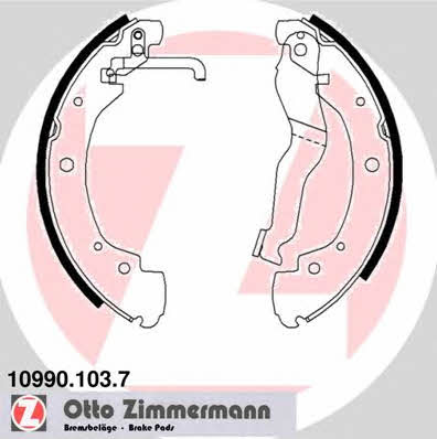 Otto Zimmermann 10990.103.7 Brake shoe set 109901037: Buy near me at 2407.PL in Poland at an Affordable price!