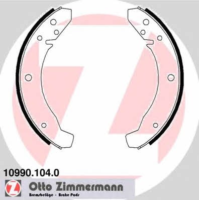 Otto Zimmermann 10990.104.0 Brake shoe set 109901040: Buy near me at 2407.PL in Poland at an Affordable price!