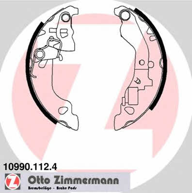 Otto Zimmermann 10990.112.4 Brake shoe set 109901124: Buy near me in Poland at 2407.PL - Good price!