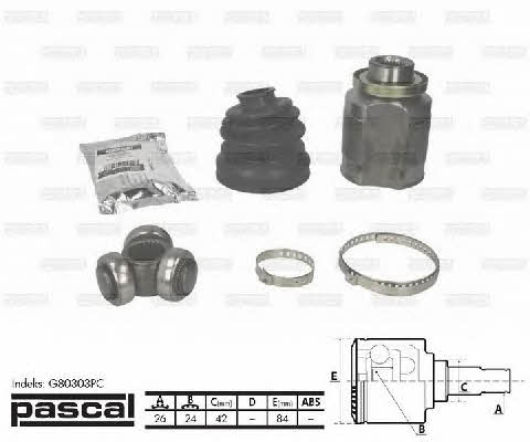 Pascal G80303PC CV joint (CV joint), inner right, set G80303PC: Buy near me in Poland at 2407.PL - Good price!