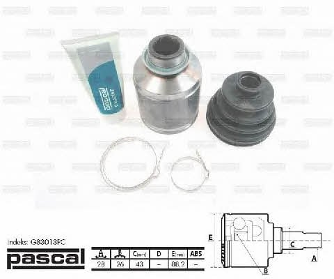 Pascal G83013PC CV joint (CV joint), inner right, set G83013PC: Buy near me at 2407.PL in Poland at an Affordable price!