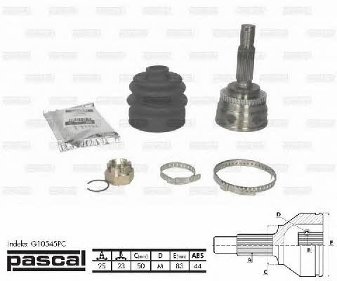 Pascal G10545PC Constant velocity joint (CV joint), outer, set G10545PC: Buy near me in Poland at 2407.PL - Good price!