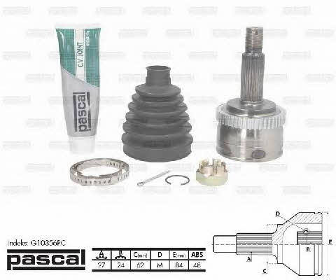 Pascal G10356PC Constant velocity joint (CV joint), outer, set G10356PC: Buy near me in Poland at 2407.PL - Good price!