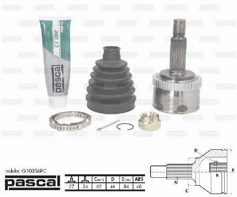 Pascal G10356PC Przegub równobieżny (przegub równobieżny) zewnętrzny, rozwarty G10356PC: Dobra cena w Polsce na 2407.PL - Kup Teraz!
