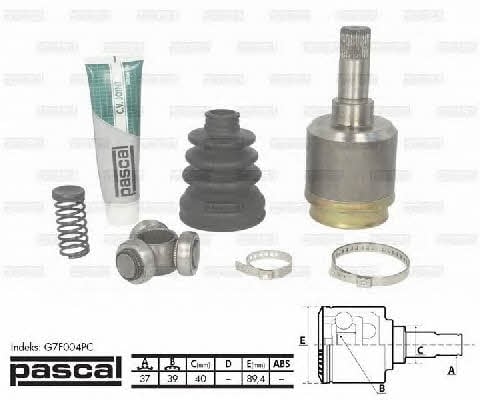 Pascal G7F004PC Constant Velocity Joint (CV joint), inner left, set G7F004PC: Buy near me in Poland at 2407.PL - Good price!