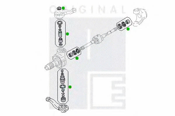 PE Automotive 2311-01672-0281-01 Stub Axle Mounting 231101672028101: Buy near me in Poland at 2407.PL - Good price!