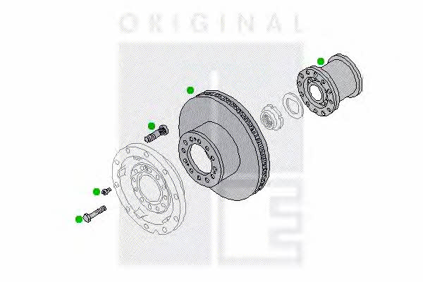 PE Automotive 2311-01704-0424-01 Ступица колеса передняя 231101704042401: Отличная цена - Купить в Польше на 2407.PL!