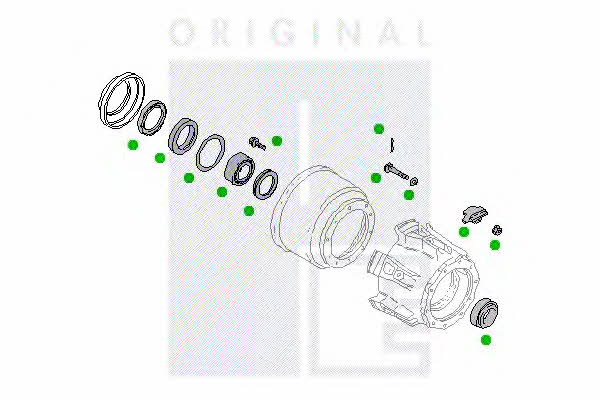 PE Automotive 2313-11870-0259-01 Маточина колеса 231311870025901: Приваблива ціна - Купити у Польщі на 2407.PL!