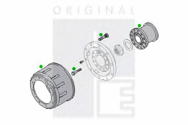 PE Automotive 2311-06820-0430-01 Маточина колеса 231106820043001: Приваблива ціна - Купити у Польщі на 2407.PL!