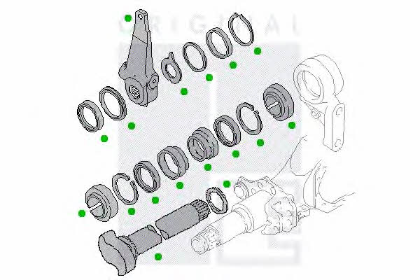 PE Automotive 2313-01569-0258-01 Brake Shaft 231301569025801: Buy near me in Poland at 2407.PL - Good price!