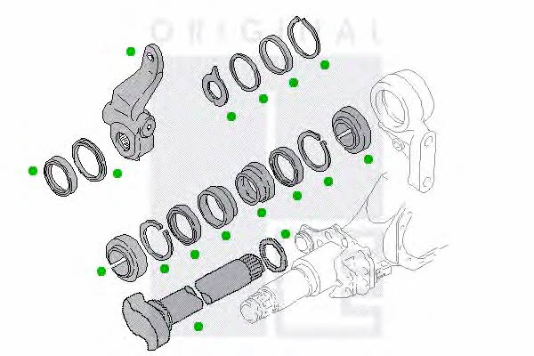 PE Automotive 2313-01590-0247-01 Brake Shaft 231301590024701: Buy near me in Poland at 2407.PL - Good price!