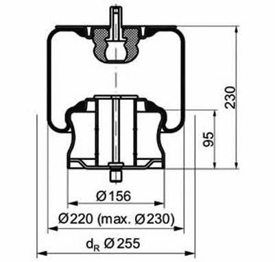 PE Automotive 084.049-11A Boot, air suspension 08404911A: Buy near me in Poland at 2407.PL - Good price!