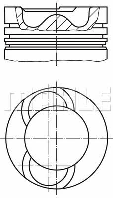 Mahle/Perfect circle 59 79658 0 Поршень 59796580: Приваблива ціна - Купити у Польщі на 2407.PL!