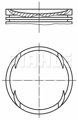 Mahle/Perfect circle 56 00288 L Поршень 5600288L: Приваблива ціна - Купити у Польщі на 2407.PL!