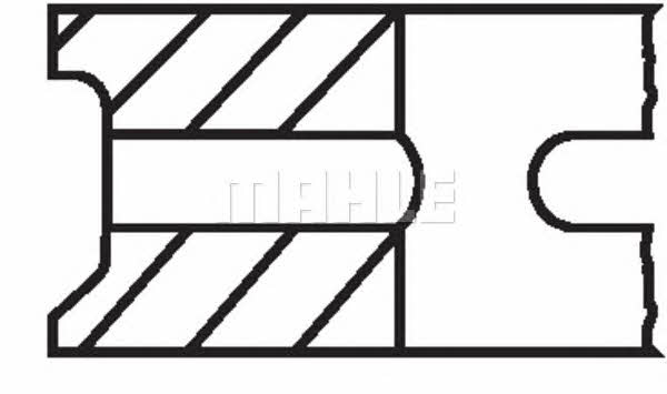 Mahle/Perfect circle 47 90500 5 Кольца поршневые, комплект 47905005: Отличная цена - Купить в Польше на 2407.PL!