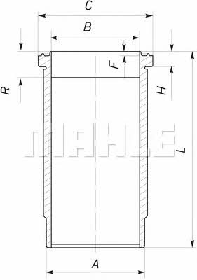 Mahle/Perfect circle 64 03138 0 Гильза двигателя 64031380: Отличная цена - Купить в Польше на 2407.PL!