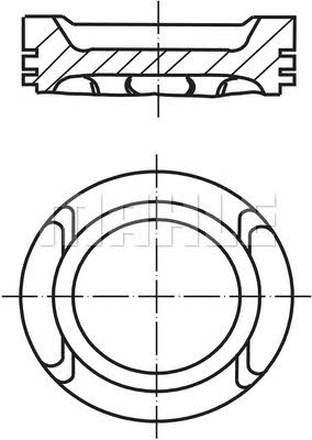 Mahle/Perfect circle 56 10698 LW Поршень 5610698LW: Приваблива ціна - Купити у Польщі на 2407.PL!