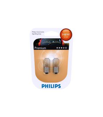 Philips 12036B2 Лампа накаливания H6W 12V 6W 12036B2: Отличная цена - Купить в Польше на 2407.PL!