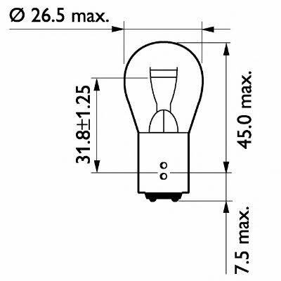 Philips 13499B2 Лампа накаливания P21/5W 24V 21/5W 13499B2: Отличная цена - Купить в Польше на 2407.PL!