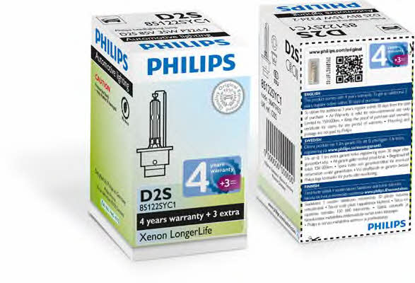 Żarówka ksenonowa Philips LongerLife D2S 85V 35W Philips 85122SYC1